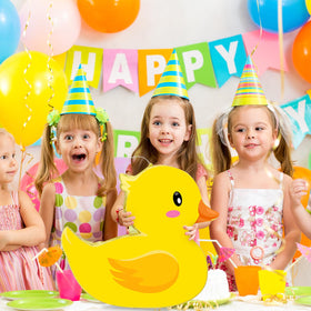 Aoriher duck pinata packaging showing complete party set.