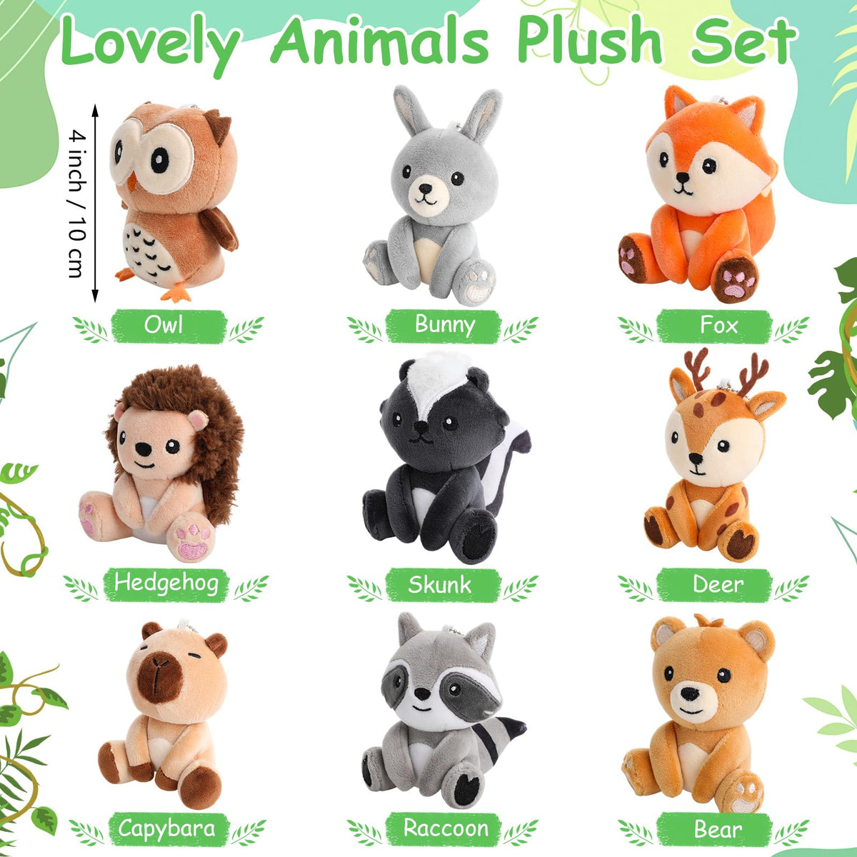 Aoriher forest plush rabbit – cuddly companion for on-the-go storytelling.