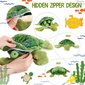 Aoriher sea turtle set makes a charming gift for kids and fans.