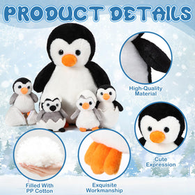 Aoriher baby penguin 5-inch plush inspires imaginative storytelling and games.