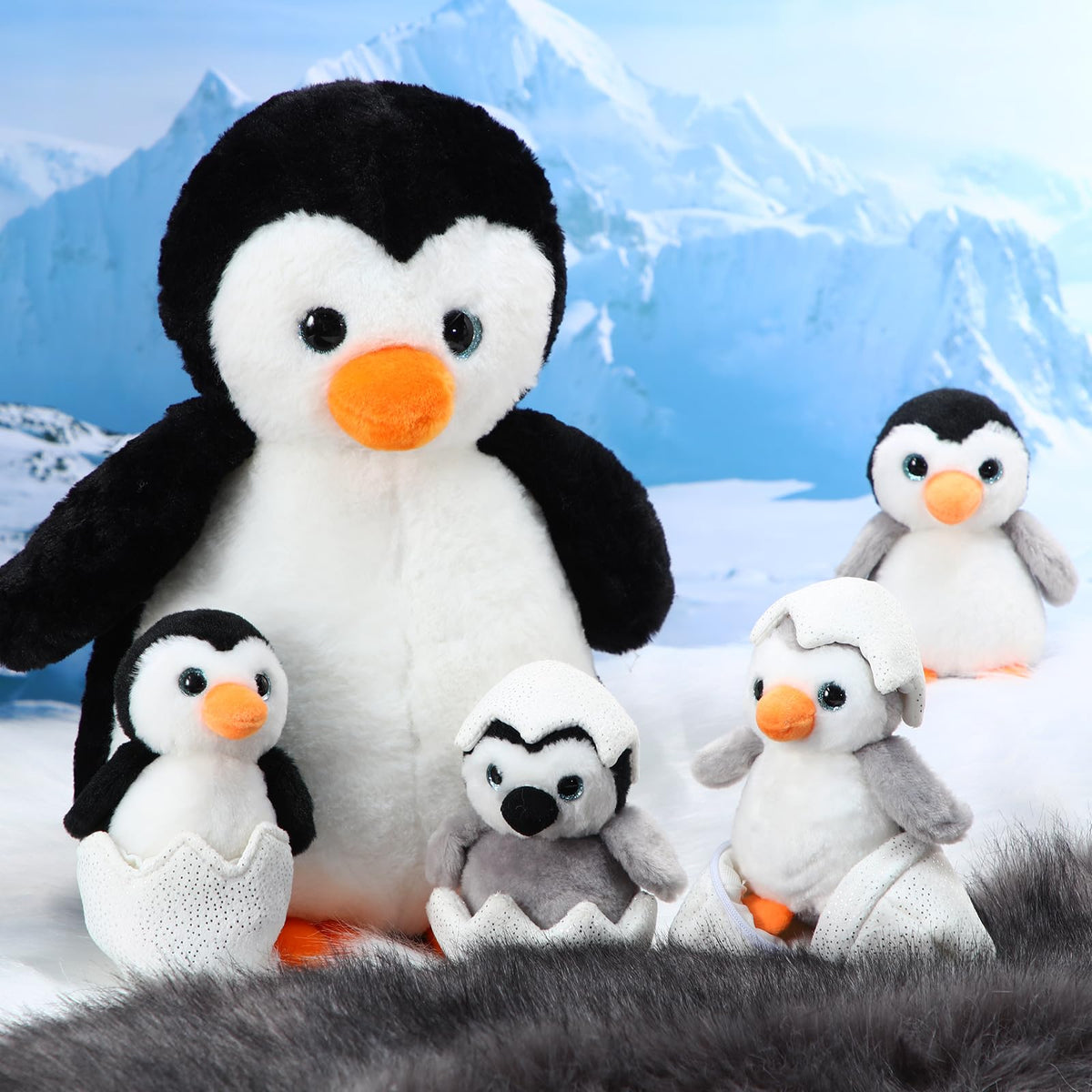 Aoriher baby penguin 5-inch plush ideal for bedtime routines.