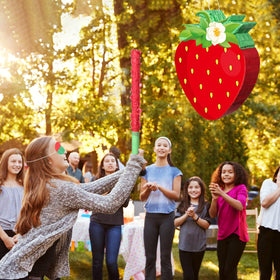 Aoriher pinata contains candies and small prizes for party fun.