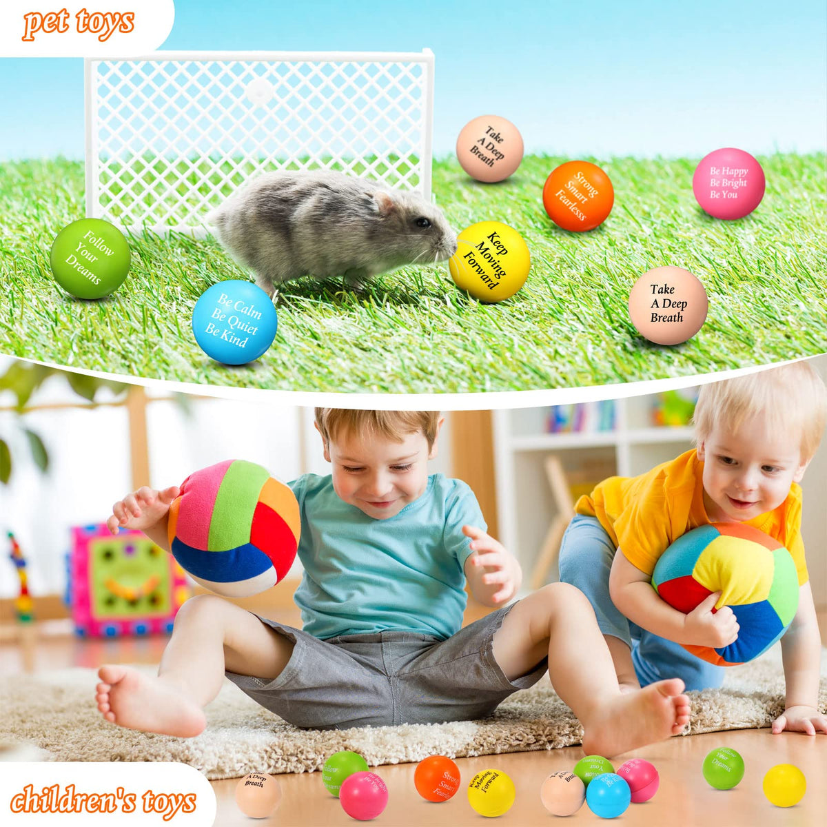 Aoriher portable stress ball pack suitable as a desk gift or workplace giveaway.
