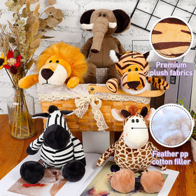 Aoriher safari elephant plush, durable stitching for long-lasting fun