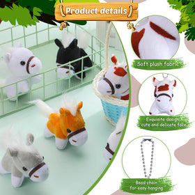 Aoriher small horse party favor adds cute decor and take home gifts