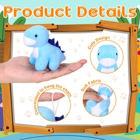 Aoriher stegosaurus mini dinosaur plush adds color to naps and shelf displays.