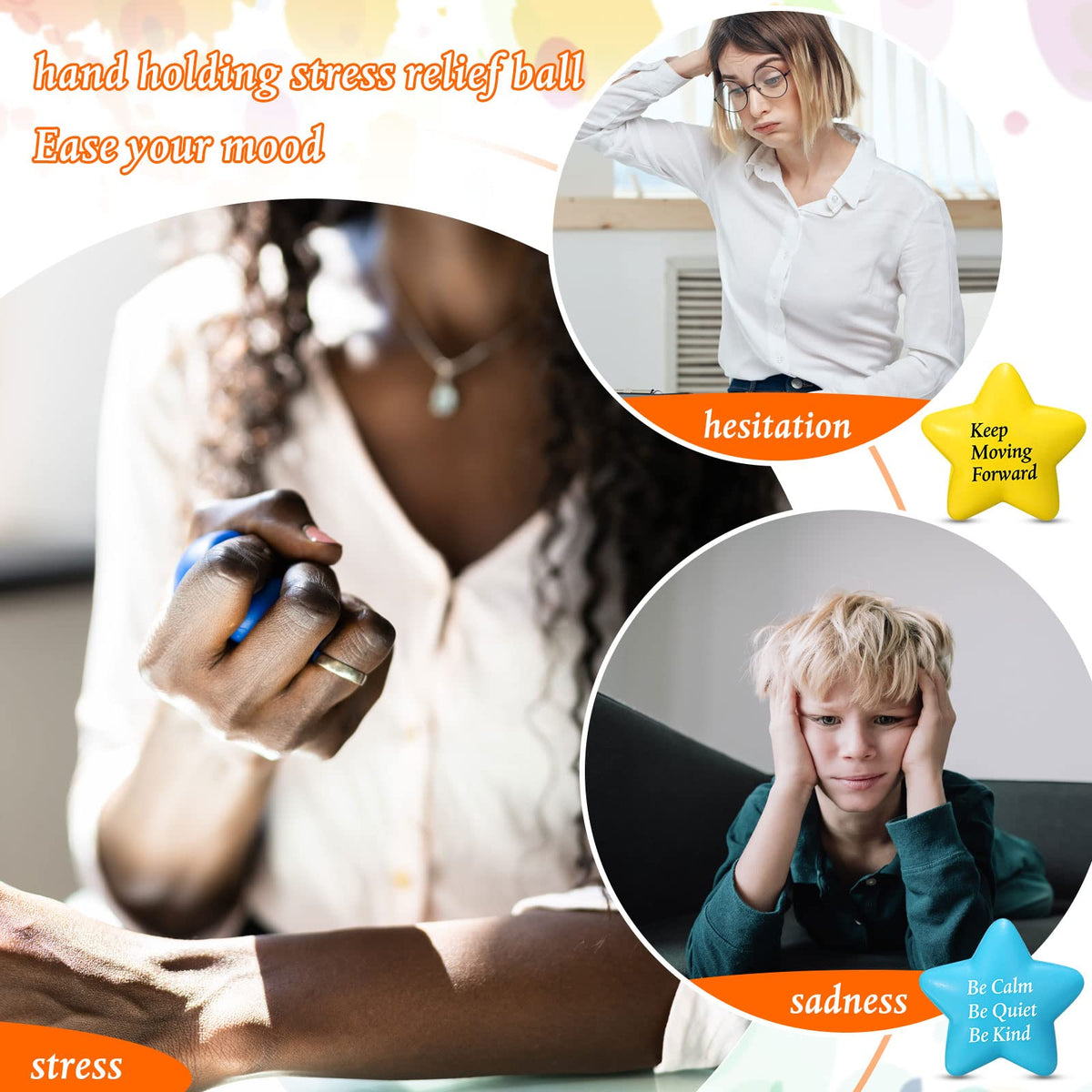 Aoriher stress ball gift pack suitable for colleagues and friends.