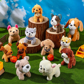 Aoriher tiny stuffed dogs approx 12 cm perfect sleep companions