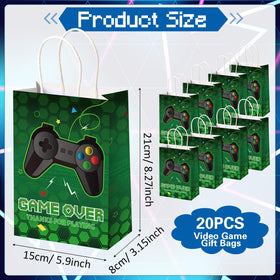Aoriher video game gift bags for colorful party decor and gifts