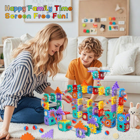 AOSITE marble run invites family teamwork and shared moments.