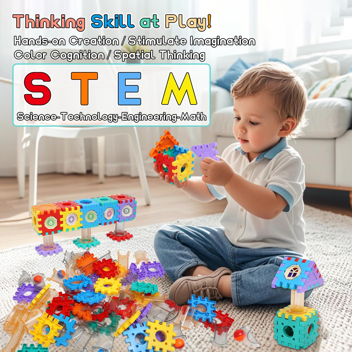 AOSITE safe ABS plastic ensures durable, kid-friendly building.