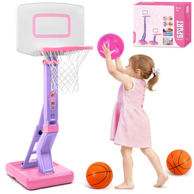 AOSPHYS toddler basketball hoop base provides sturdy stability for energetic kids.