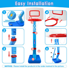 AOSPHYS toddler hoop is lightweight and easy to move.