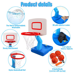 AOSPHYS toddler hoop suitable for indoor and outdoor use.