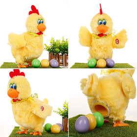 AOSUYOU chicken toy egg set included for interactive play