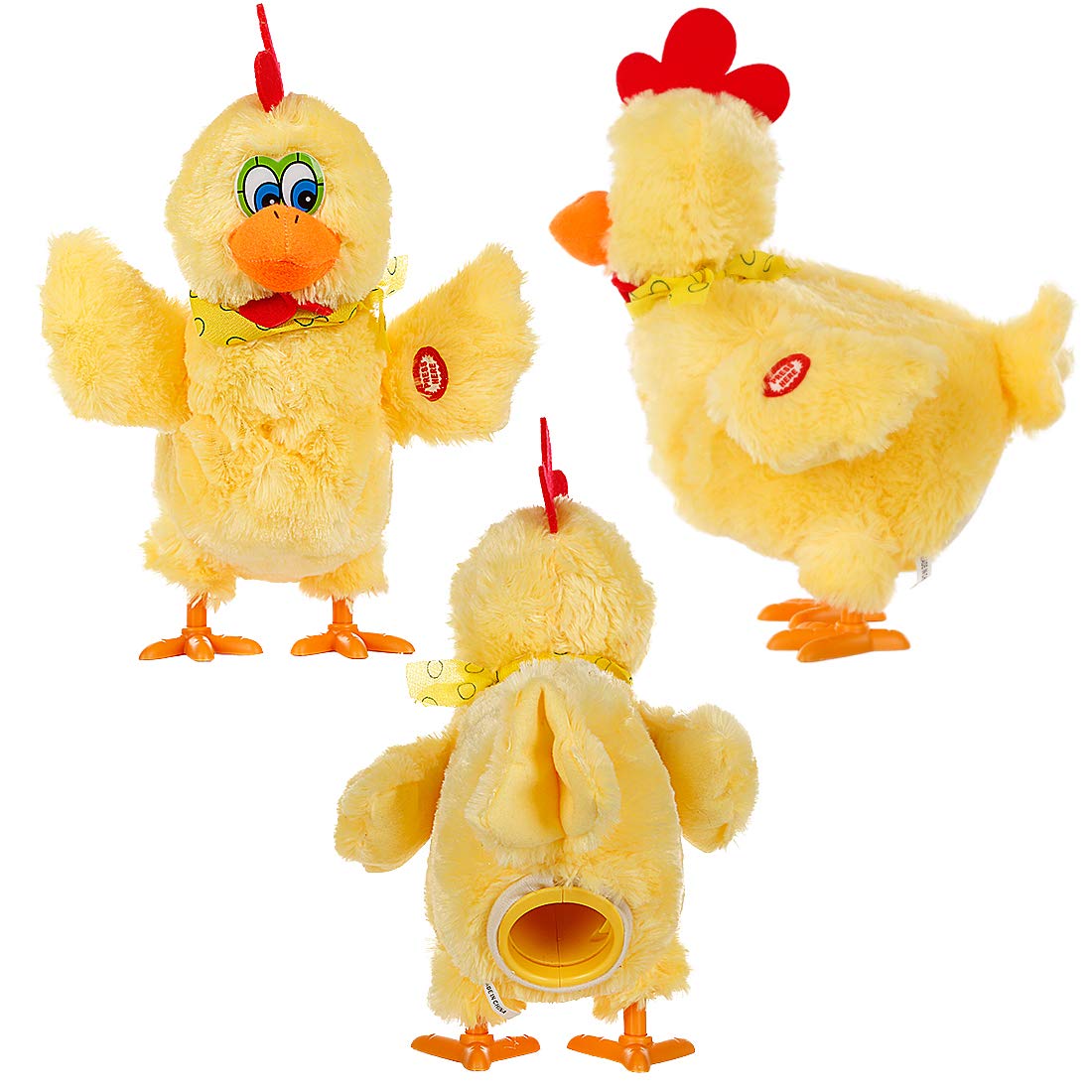 AOSUYOU chicken toy sings and dances, sparking joyful moments during playtime