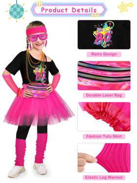 AOTHSO laser fanny pack and necklaces complete the look.