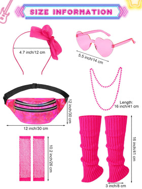 AOTHSO pink hair bow closeup for playful retro styling.