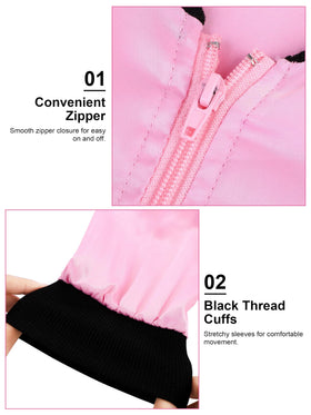AOTHSO polka-dot gloves provide classic touch and warmth.