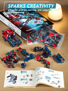 Aotonow 2-in-1 Transform Robots display piece for shelf-worthy mecha