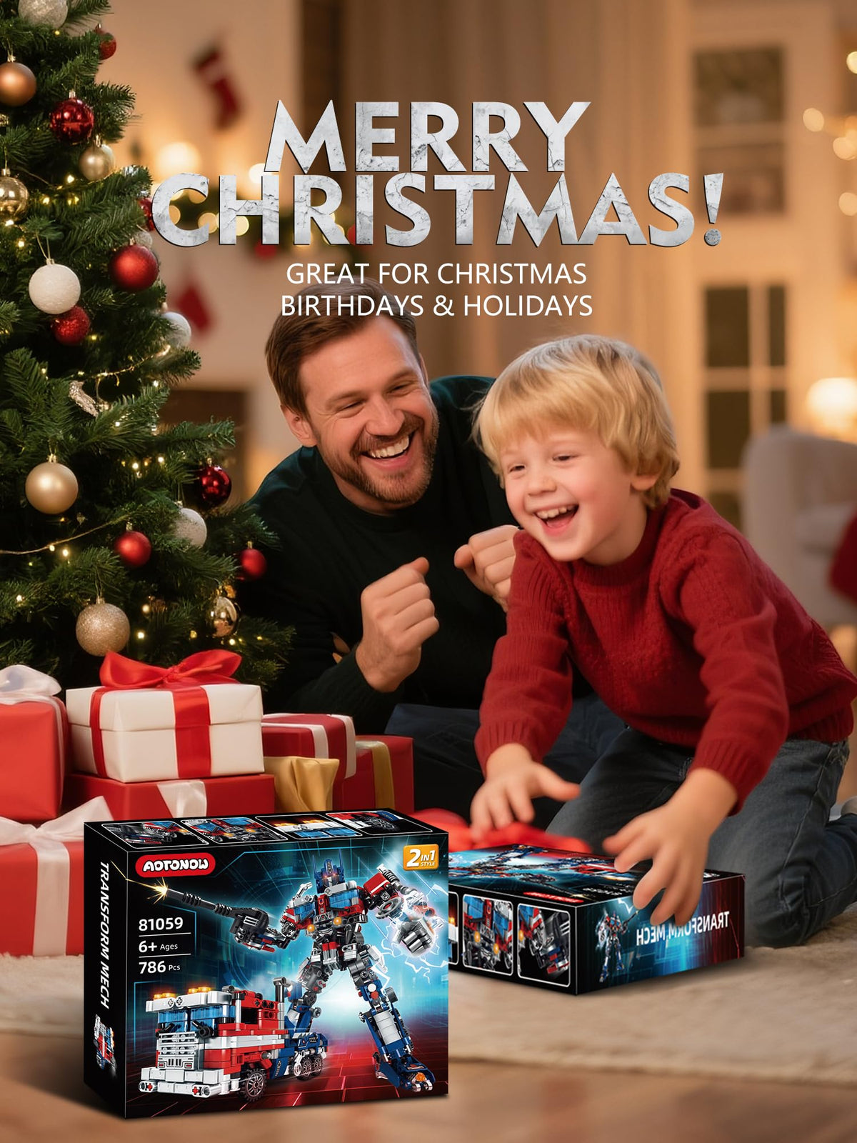 Aotonow 2-in-1 Transform Robots STEM kit boosts creativity and problem-solving
