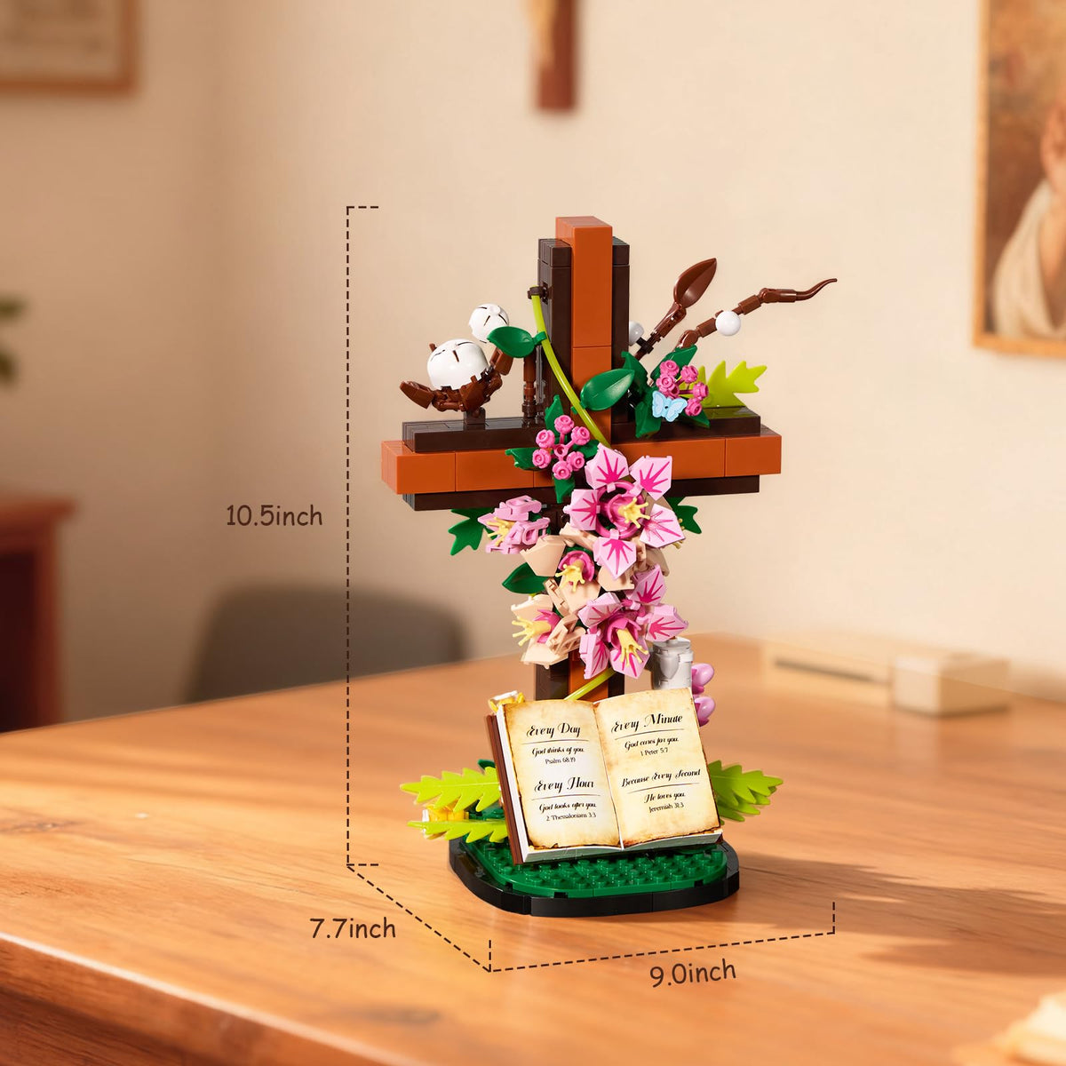 AOXEKBOLO miniature landscape shows life blossoming amid a challenging scene
