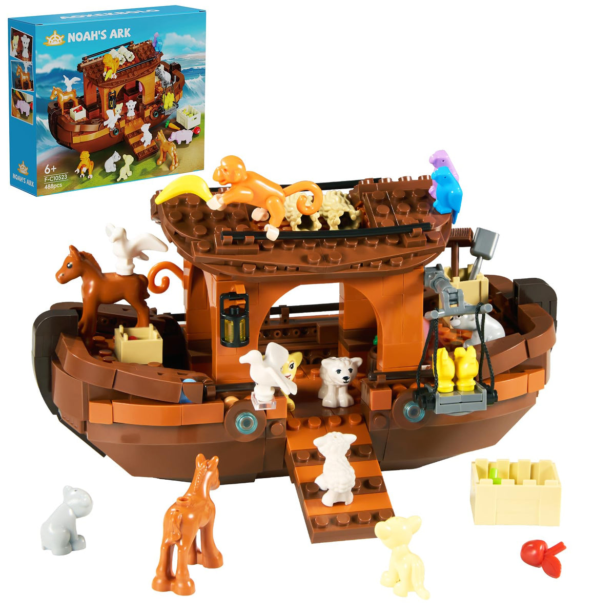 AOXEKBOLO Noah's Ark hull design for immersive hands-on building play
