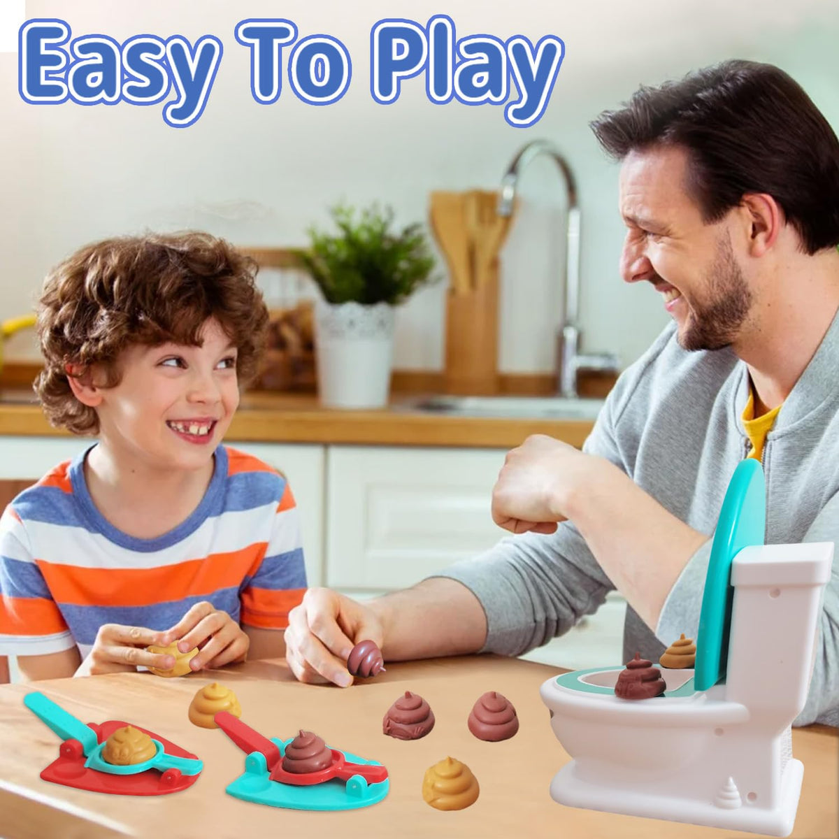 Aozlgfri Poop Game colorful toilet encourages playful competition and laughter.