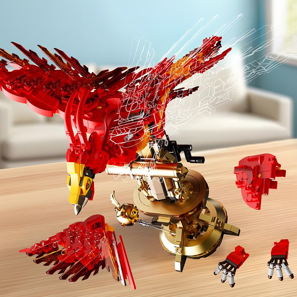APAWR Phoenix detailed feathers reflect precise craftsmanship and realism.