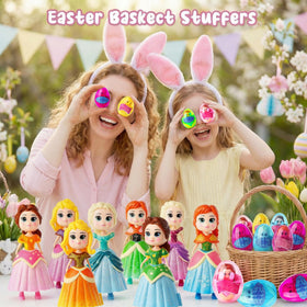Apear1 colorful Easter decorations with prefilled eggs add festive charm.