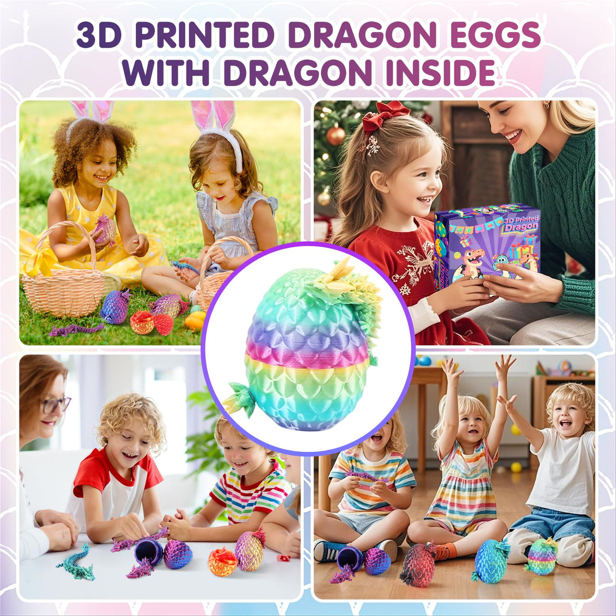 Apear1 display-ready dragons on desk or shelf for decorative use.