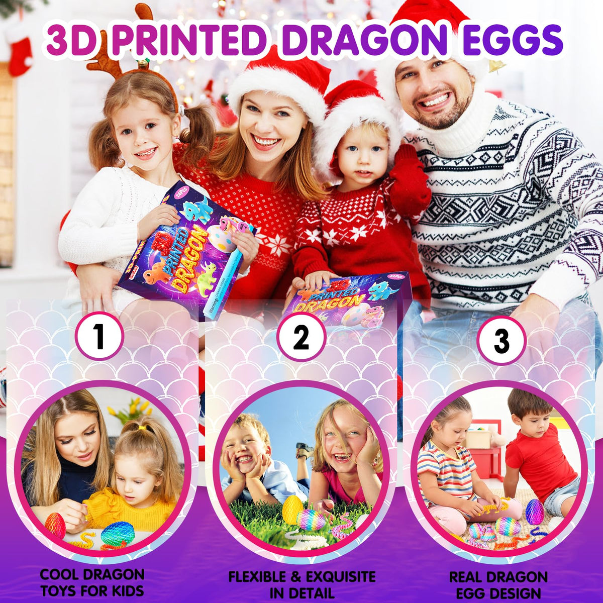 Apear1 dragon eggs reveal inside during unboxing for excitement.