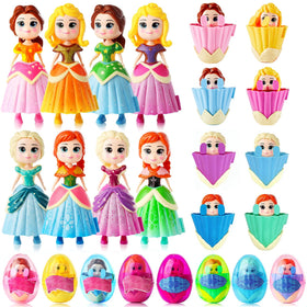 Apear1 Easter egg princess kit with colorful eggs and princess dolls for imaginative play.