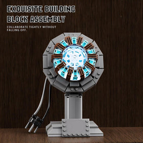 APENGBAOL arc reactor desk ornament suited for night display.