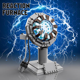 APENGBAOL arc reactor display model enhances desk decor and conversations.