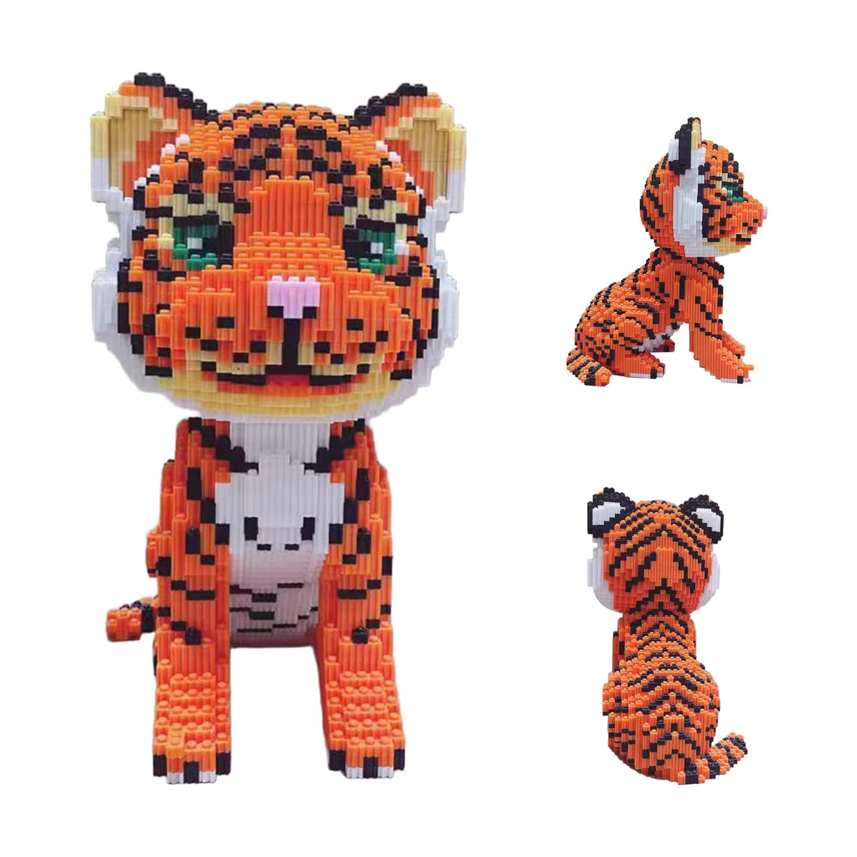 APENGBAOL Creator Tiger Building Set with 6488 pieces ready for display.