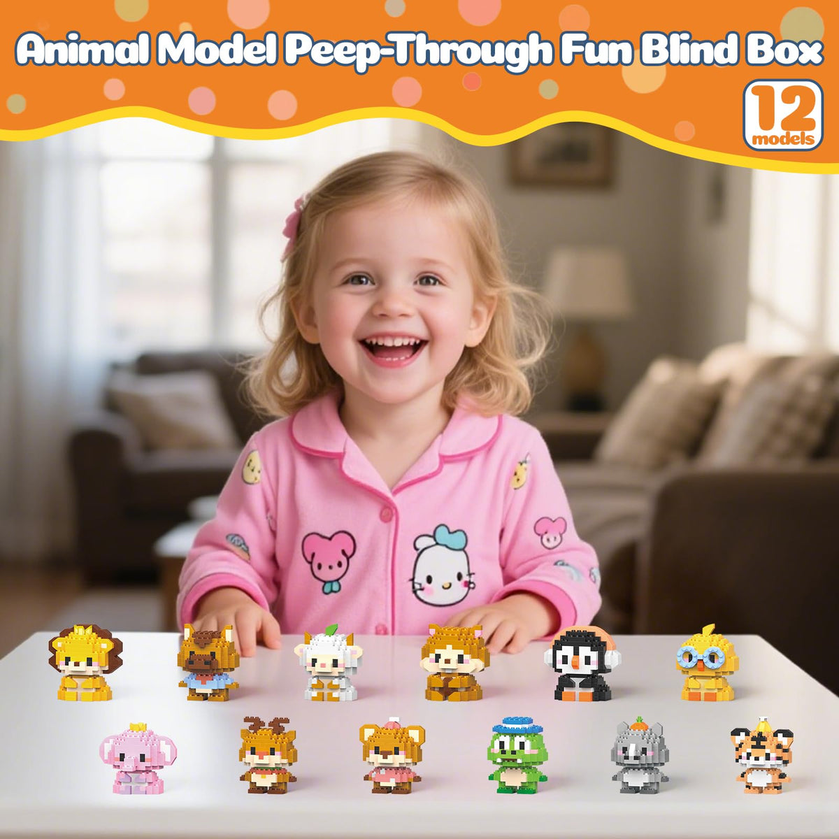 APENGBAOL elephants mini blocks foster storytelling and cooperative play