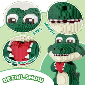 APENGBAOL Animal Love Crocodile fosters family bonding through shared build time.