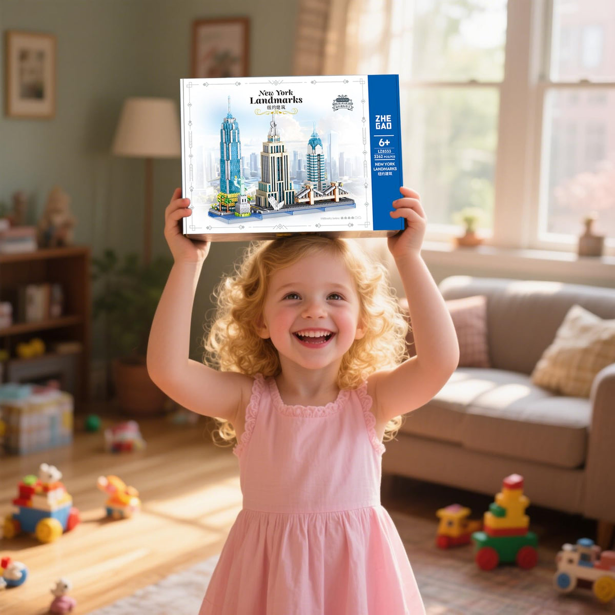 APENGBAOL 3262-piece set invites creative building and long-lasting display ideas.
