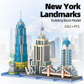 APENGBAOL One World Trade Center mini model showing precise scale for a dramatic skyline.