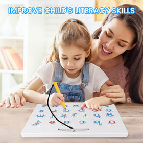 Apfity kid friendly educational toy for letter tracing and play