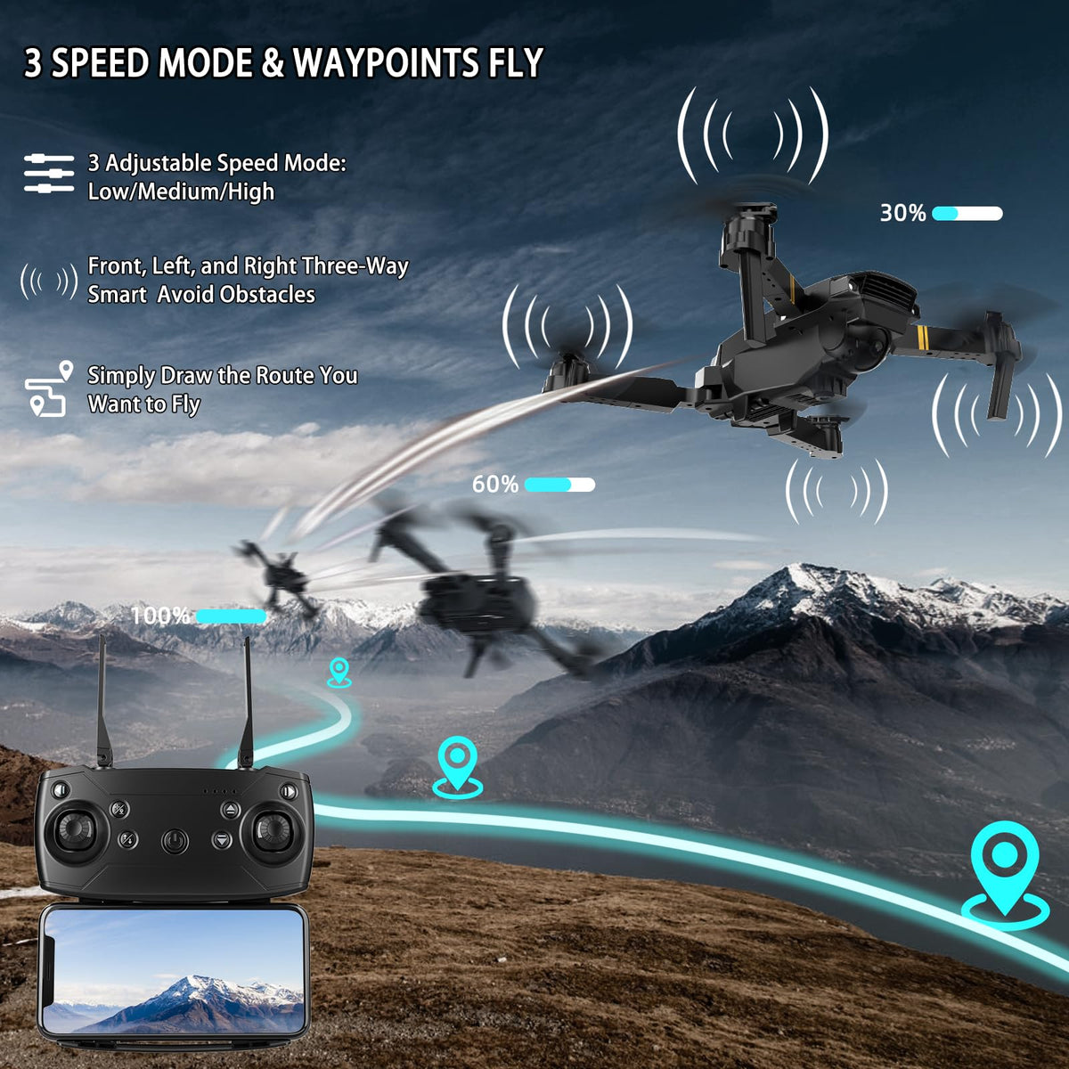APHDTMF altitude hold hover demonstrates stable filming.