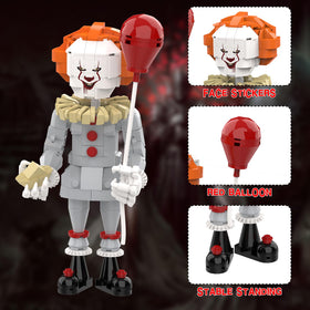 aphpao Pennywise figure standing on a flat surface, ready to display