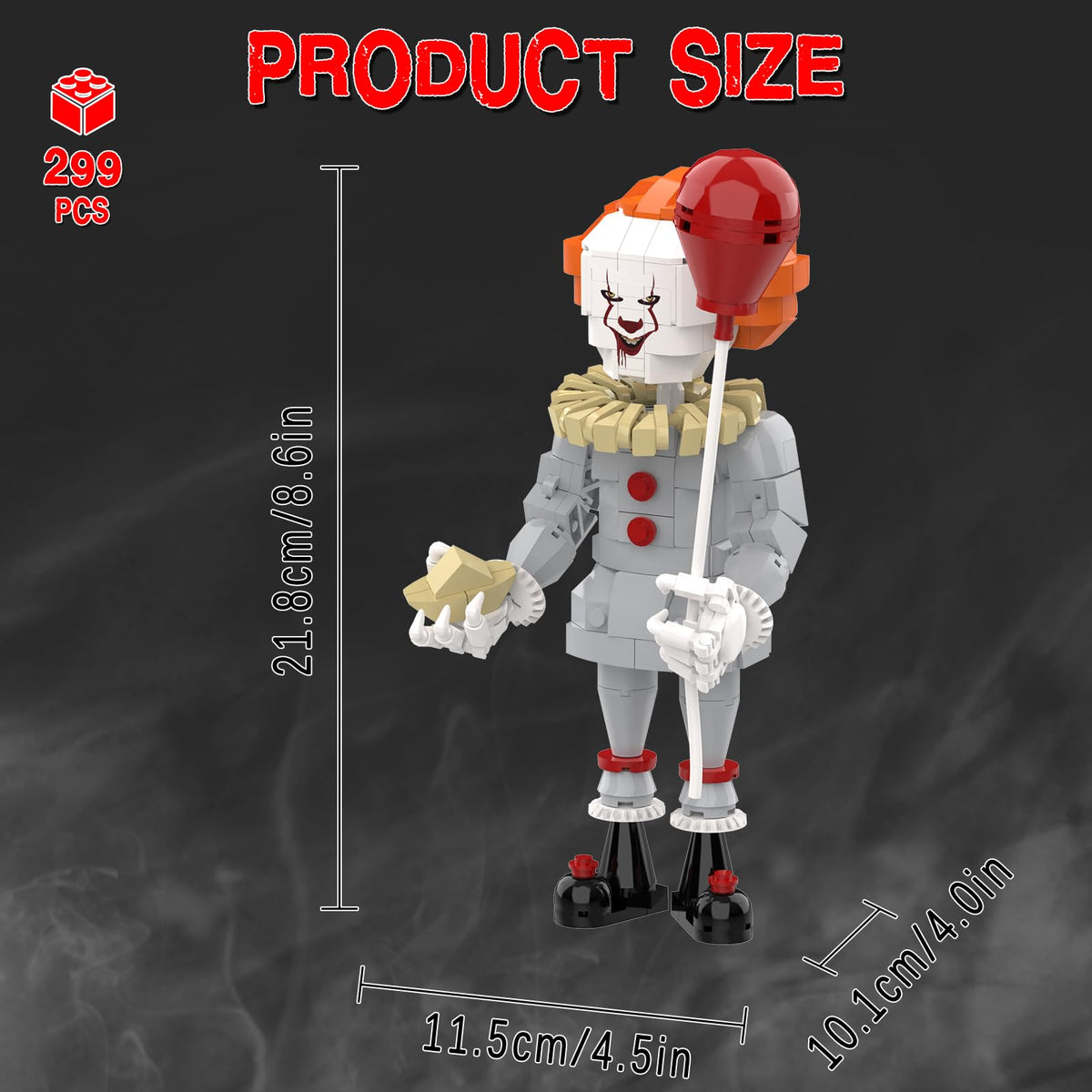 aphpao Pennywise clown with iconic hairstyle and eerie expression for collectors