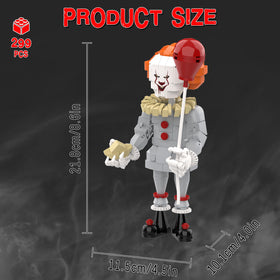 aphpao Pennywise clown with iconic hairstyle and eerie expression for collectors