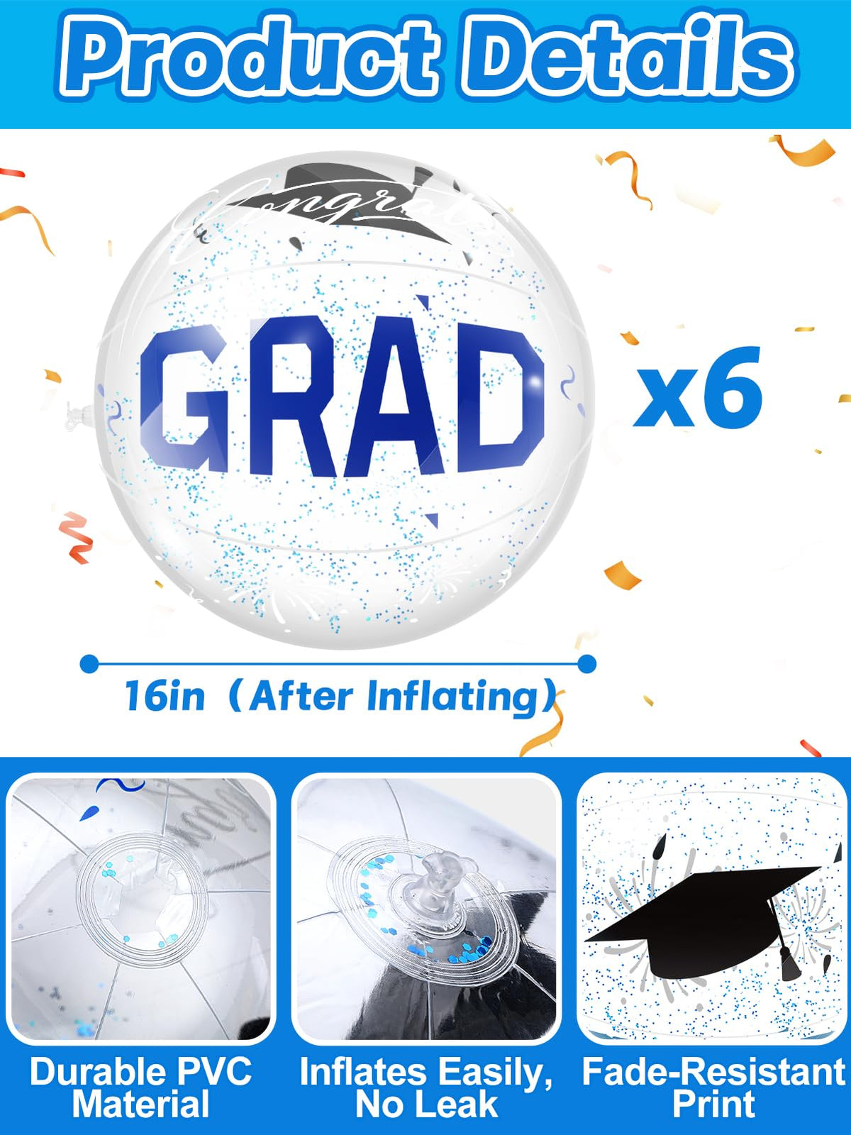 Apipi grad ball showing cap design for photo-worthy moments.