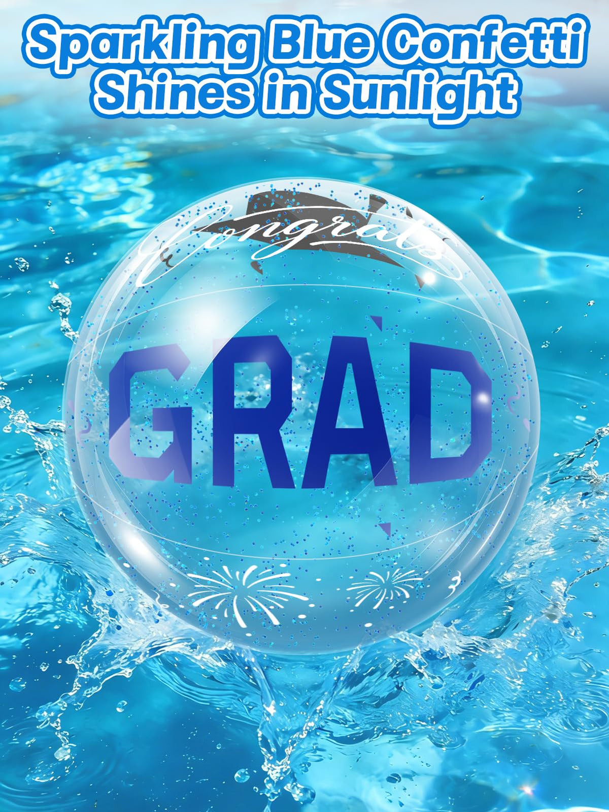Apipi large 16-inch ball enhances visibility at outdoor celebrations.
