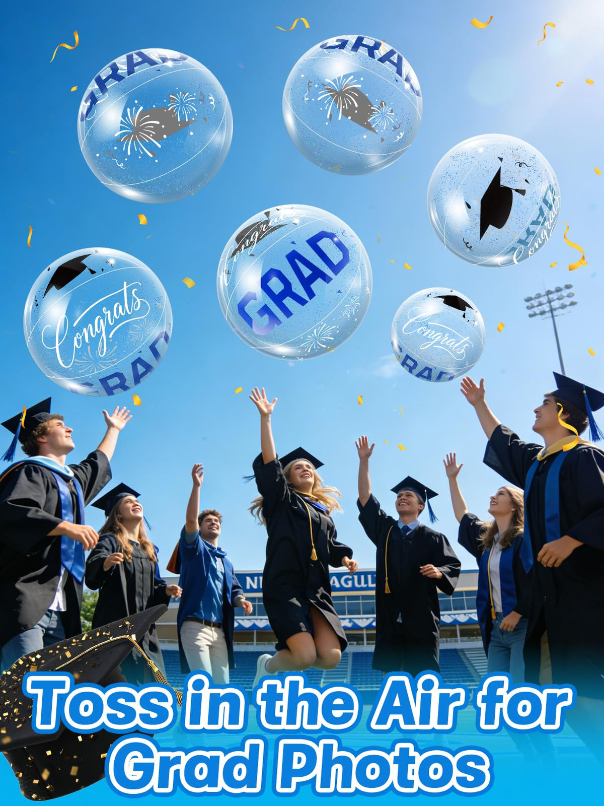 Apipi uninflated balls arrive flat for easy storage.