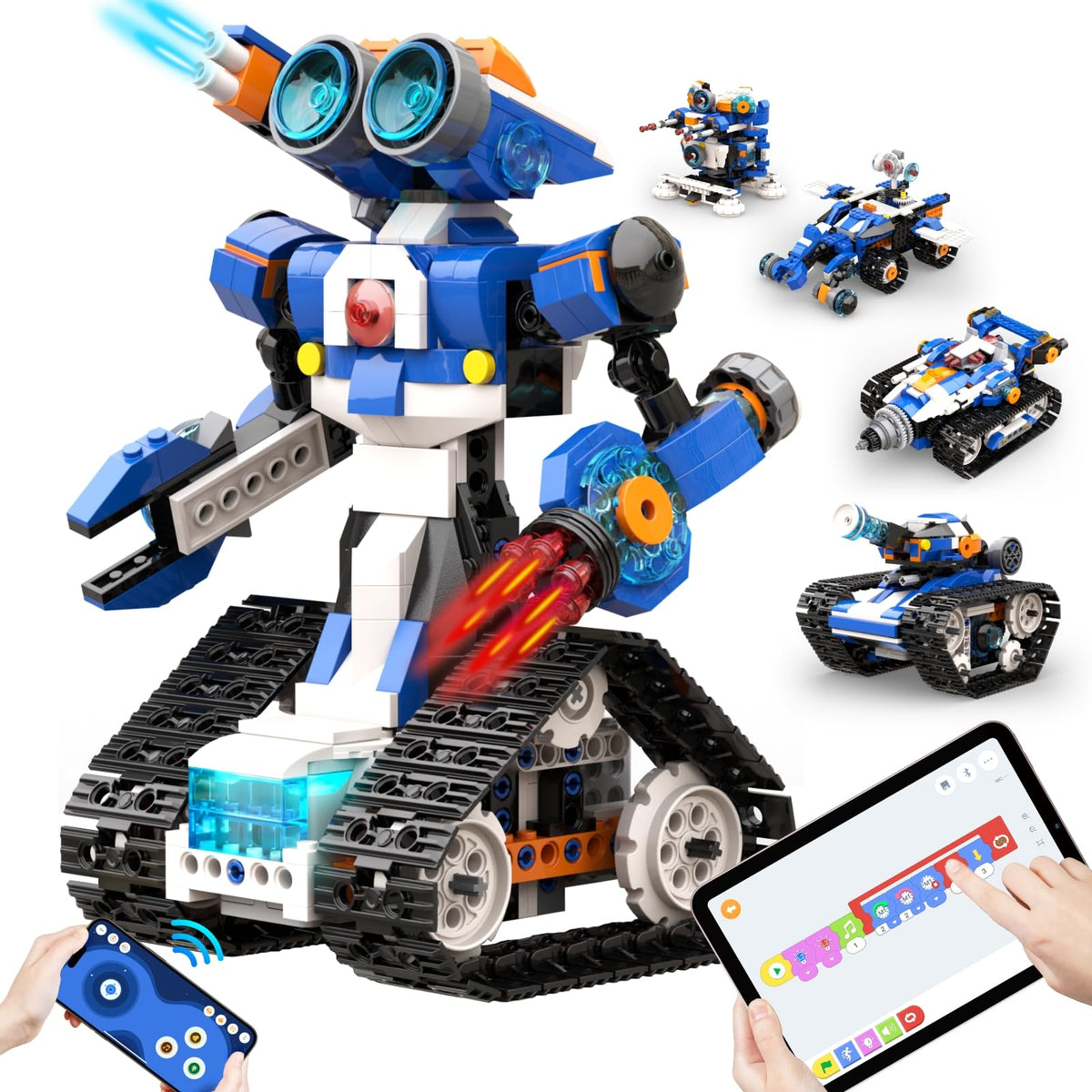 Apitor STEM robot 6-in-1 models for hands-on STEM exploration.