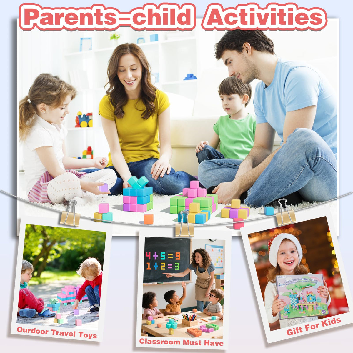 Apluses blocks compatible with many sets for expanding play options
